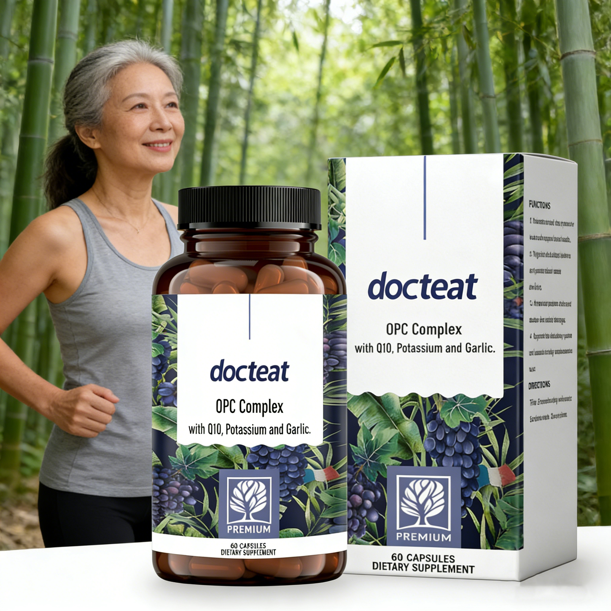 Nutrition Physical Fitness - DOCTEAT Cardiovascular Health Capsules Maintain Heart