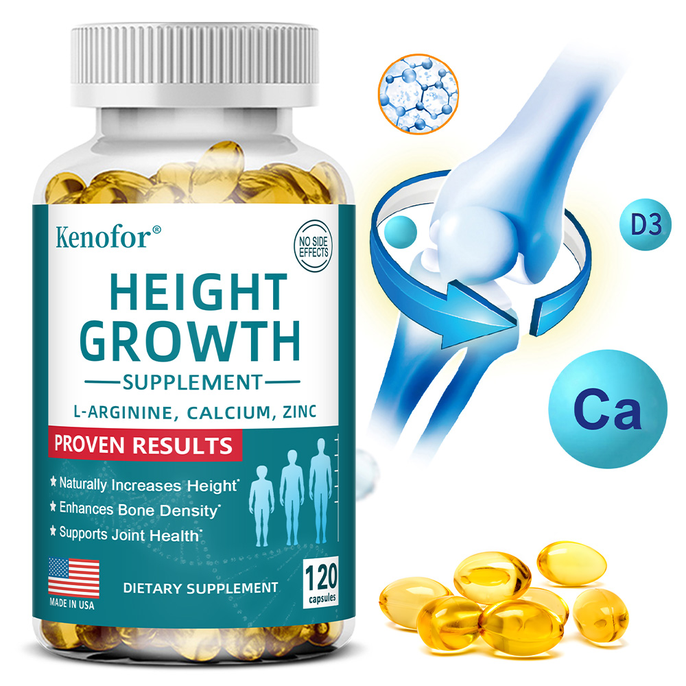 Nutrition Zinc - Height Growth Supplement - Calcium, L-Arginine,