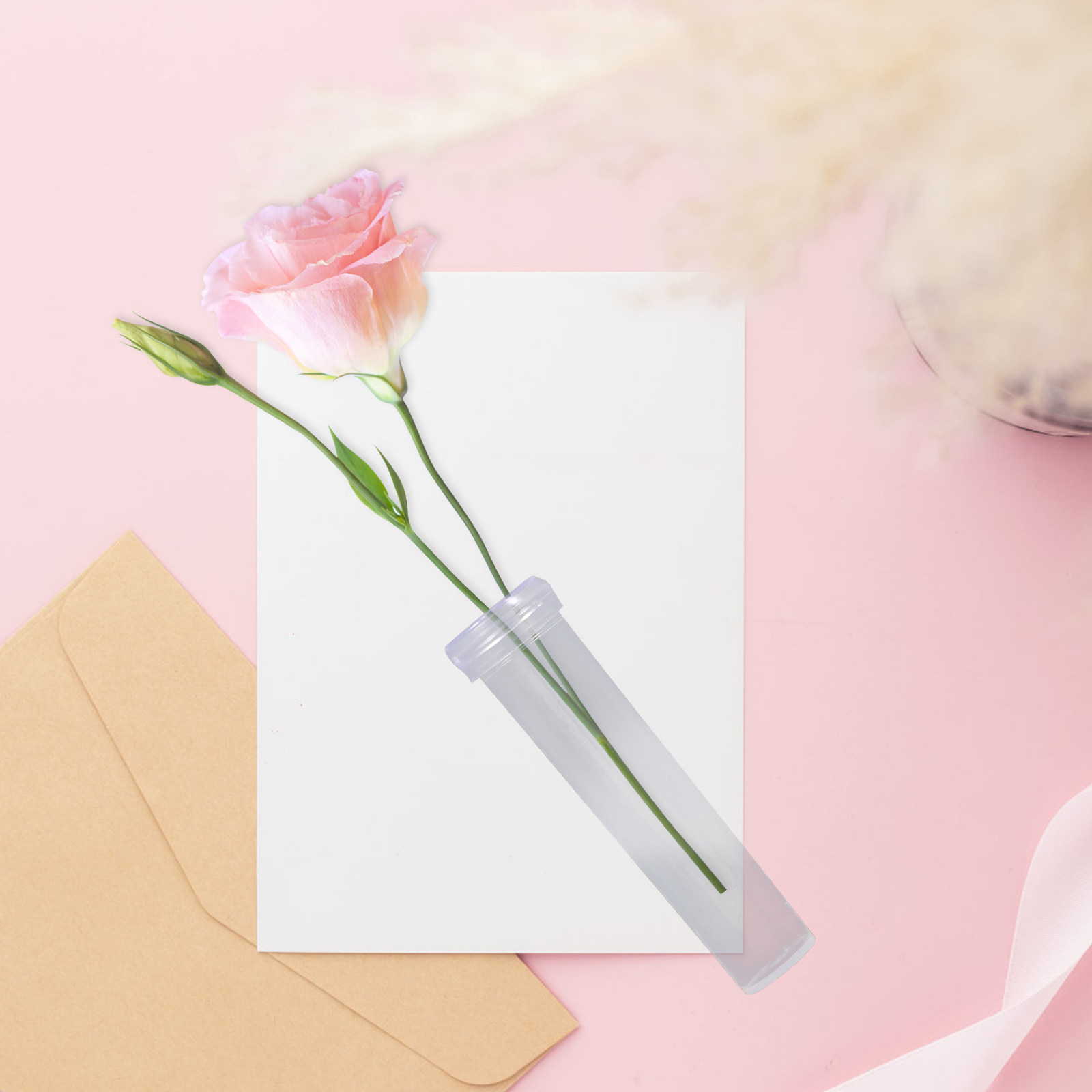 Nutrition & Fitness Class - 50Pcs Plastic Flower Water Tube Nutrition