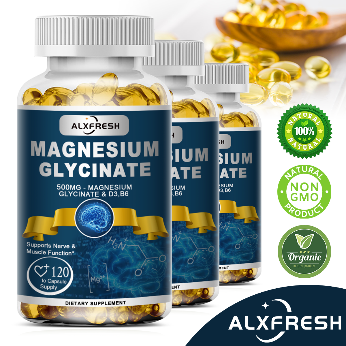 Magnesium Glycinate Supplement - Nutrition Zinc ulasan dan harga