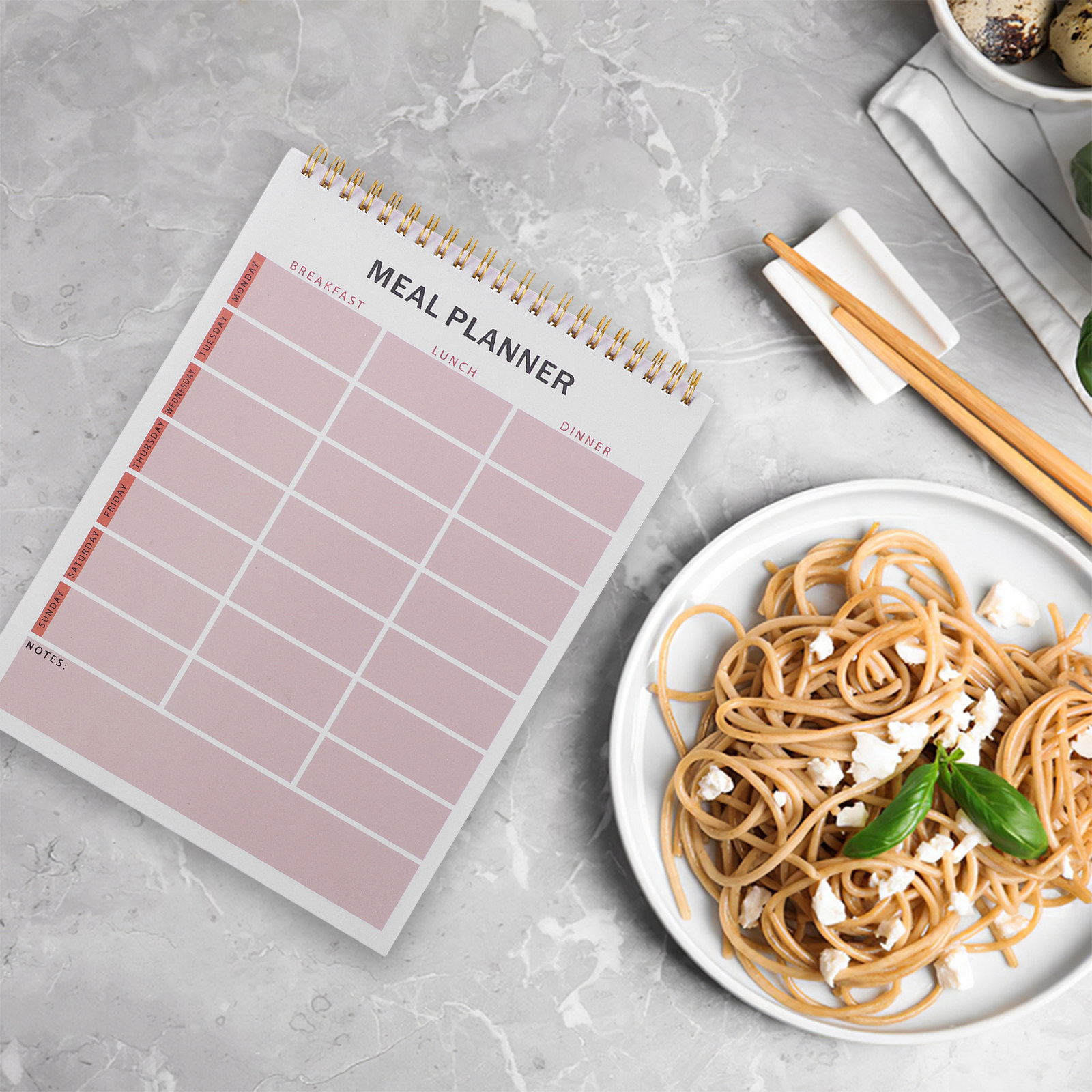Weekly Meal Planner Notebook S - Nutrition And Fitness ulasan dan harga