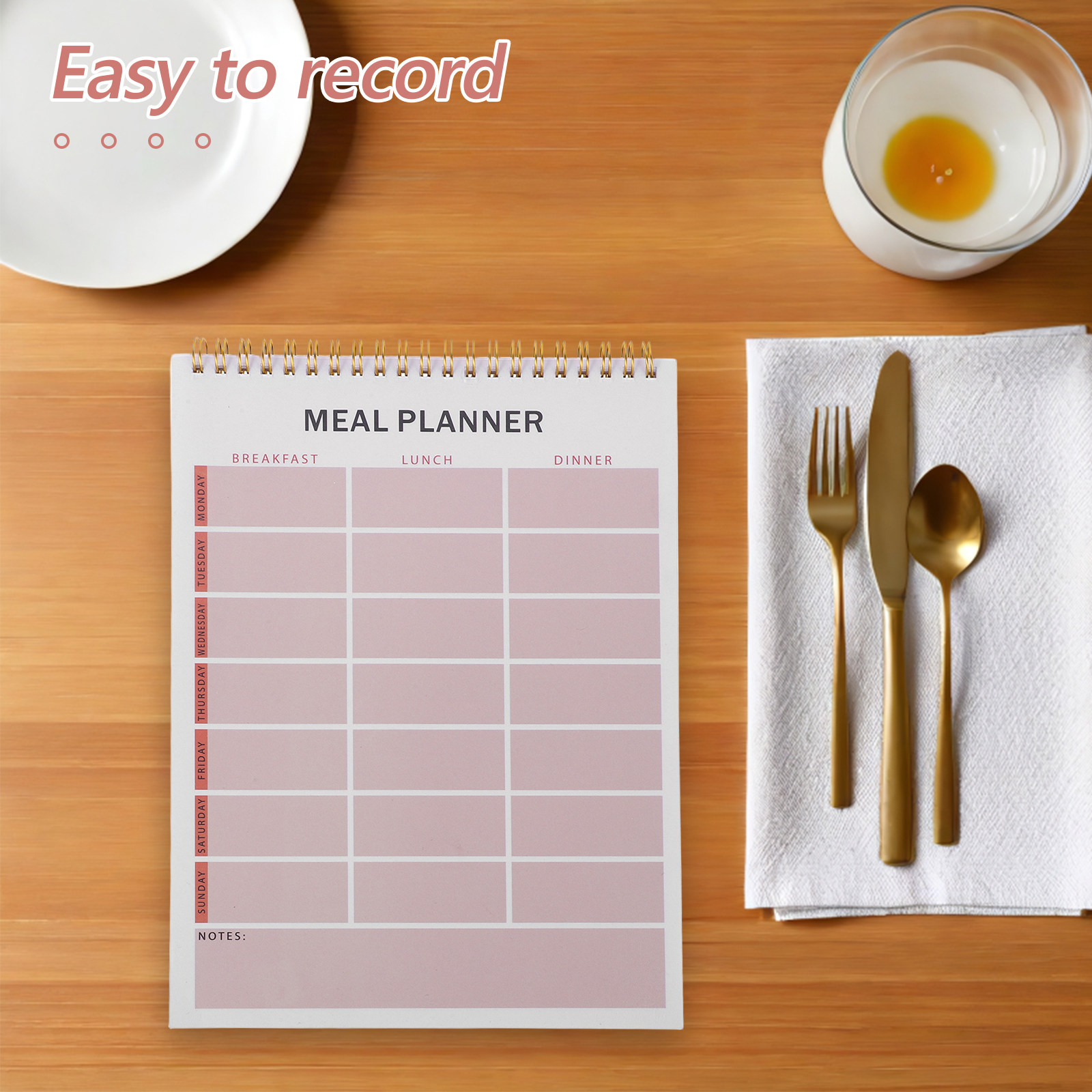 Weekly Meal Planner Notebook S - Nutrition And Fitness ulasan dan harga