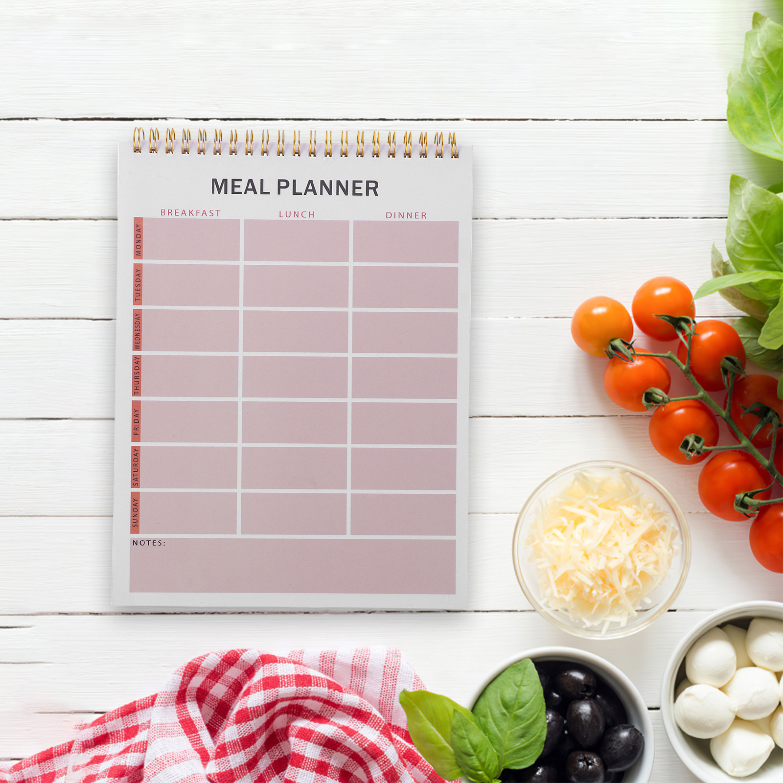 Weekly Meal Planner Notebook S - Nutrition And Fitness ulasan dan harga