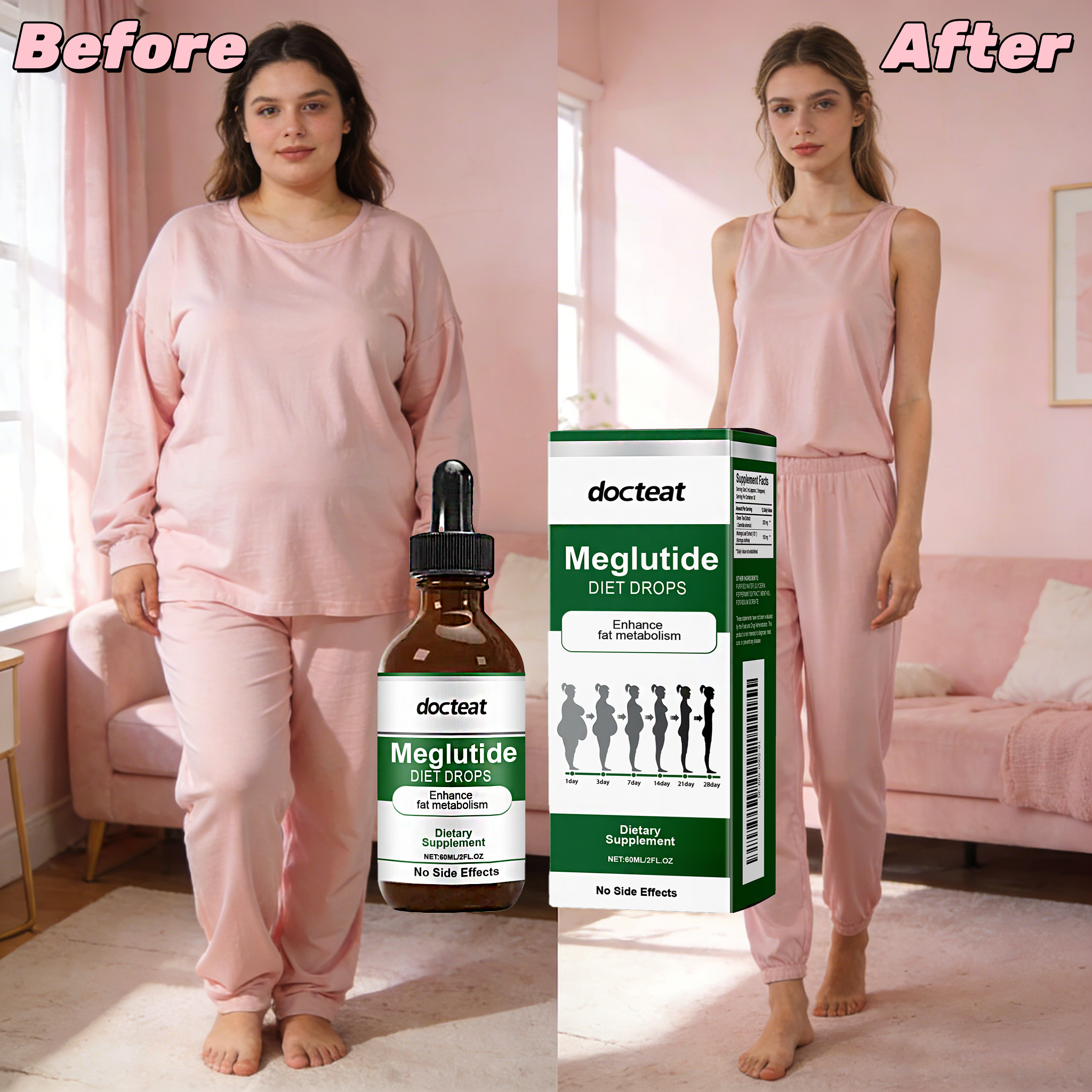 DOCTEAT Quick Slimming Drops B - Nutrition Physical Fitness ulasan dan harga
