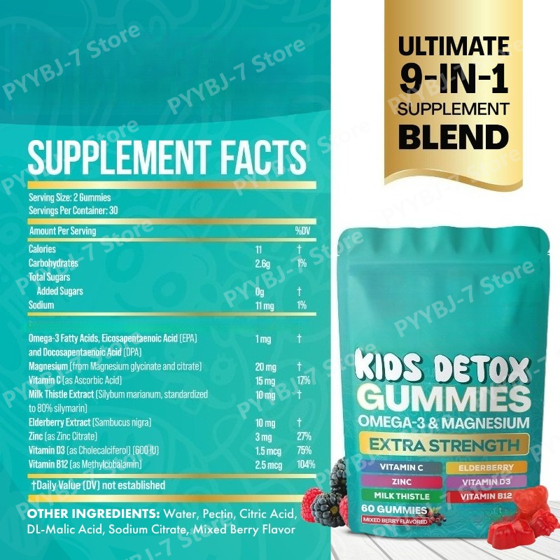 Kids Omega 3 Magnesium Gummies - Nutrition Zinc ulasan dan harga
