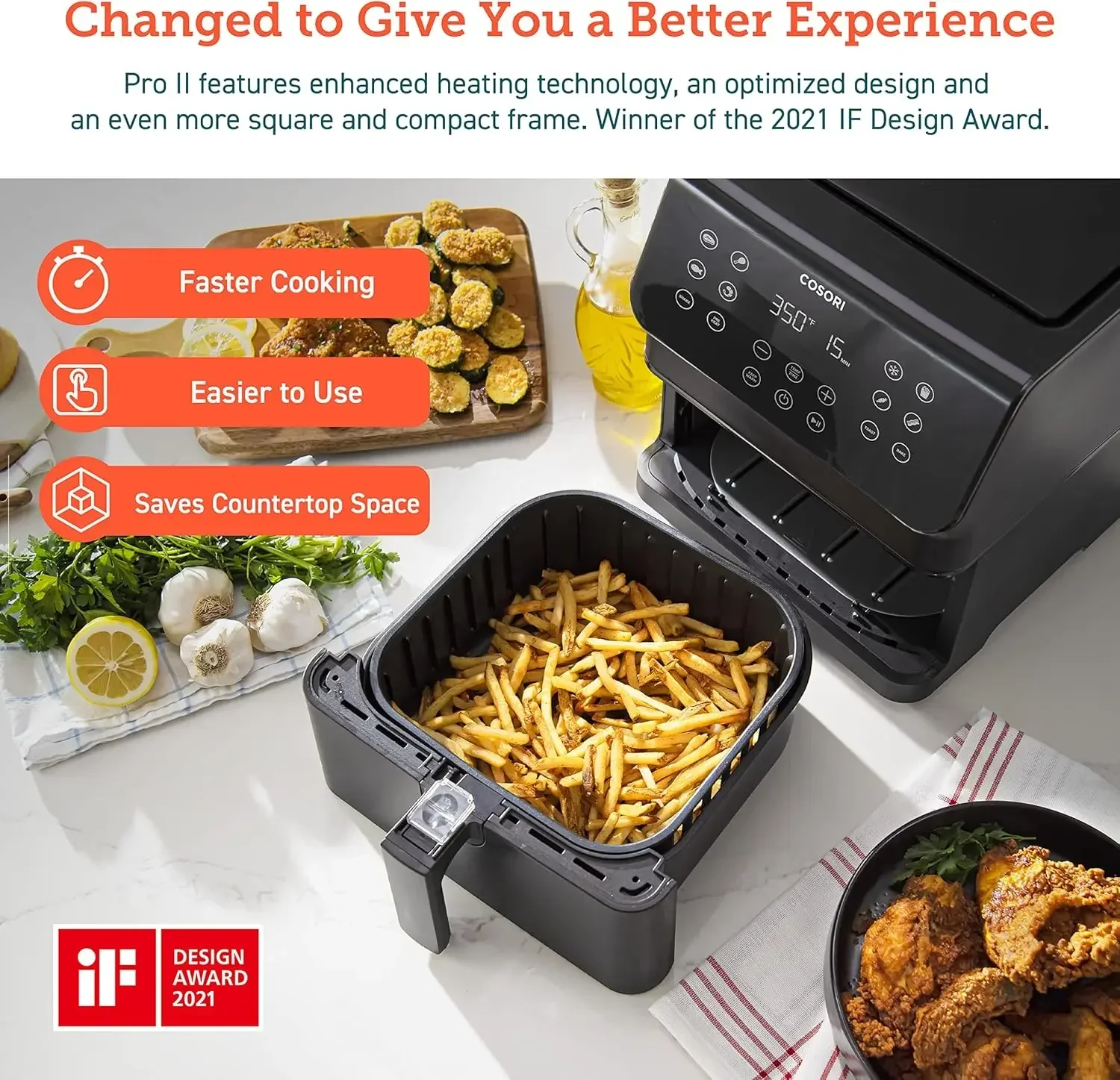 12-in-1 Air Fryer 5.8QT, Toast - Nutrition & Fitness Class ulasan dan harga