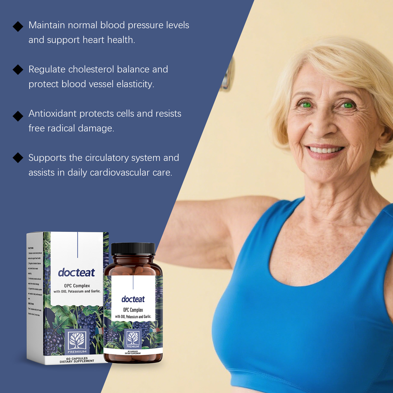 DOCTEAT Cardiovascular Health  - Nutrition Physical Fitness ulasan dan harga