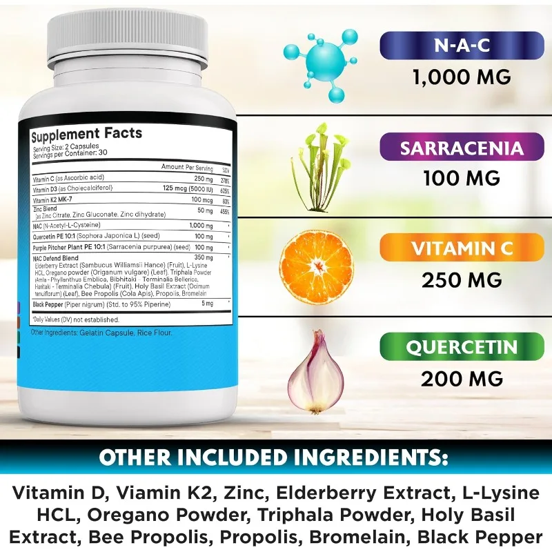NAC supplements contain vitami - Nutrition Zinc ulasan dan harga