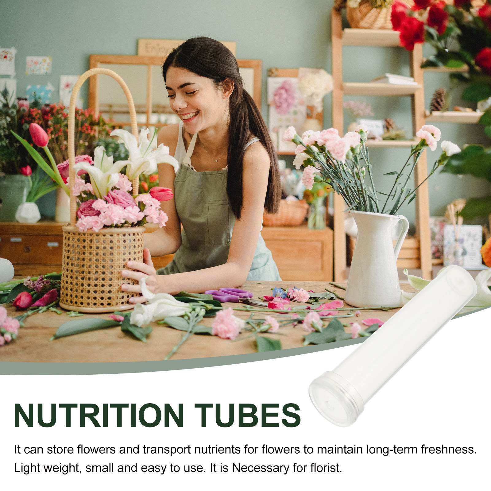50Pcs Fresh Flower Storage Tub - Nutrition & Fitness Class ulasan dan harga