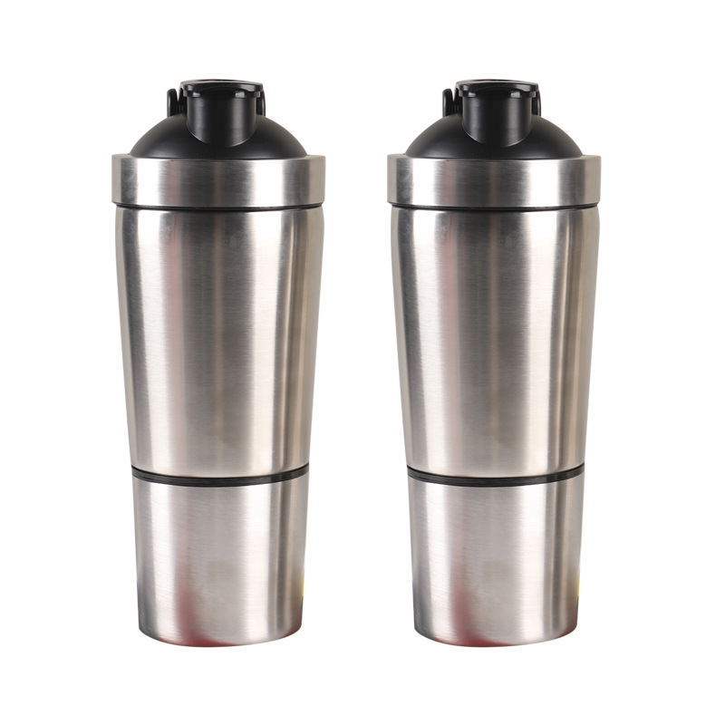 Stainless Steel Protein Shaker - Nutrition And Fitness ulasan dan harga