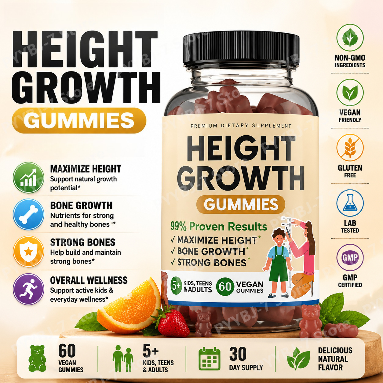 Vegan Gummies with Calcium Mag - Nutrition Zinc ulasan dan harga
