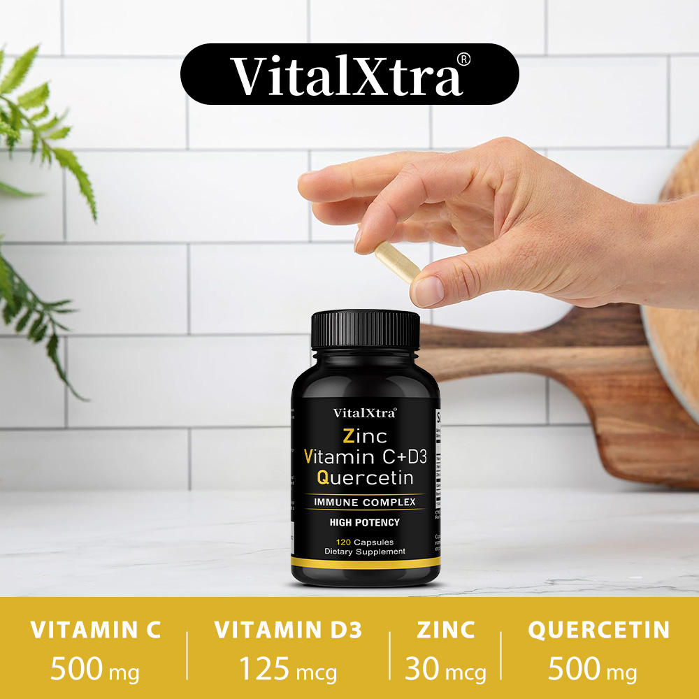 Zinc Quercetin 500mg with Vita - Nutrition Zinc ulasan dan harga