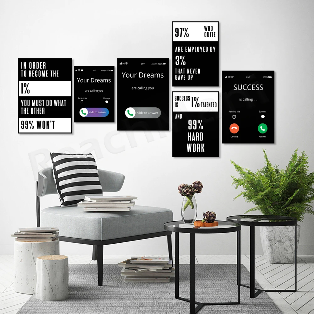 1pc frameless Canvas Painting  - Nutrition & Fitness Class ulasan dan harga