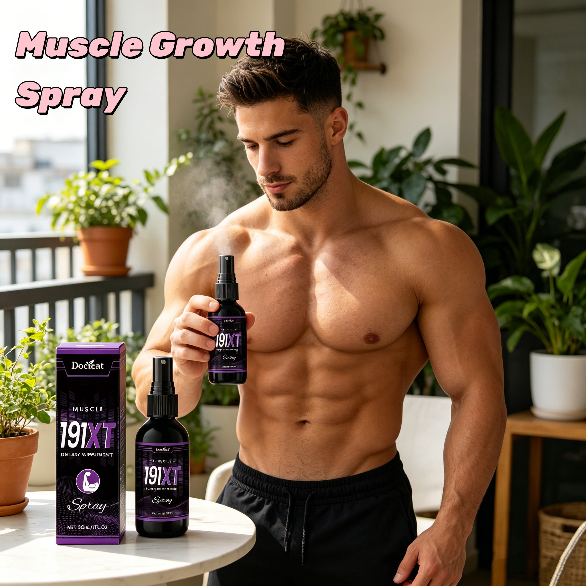 Muscle Growth Spray Enhance Ph - Nutrition Physical Fitness ulasan dan harga