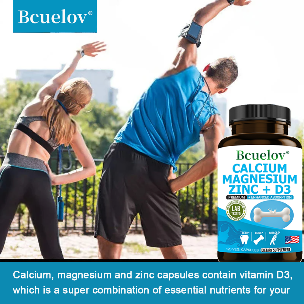 Bcuelov Calcium Magnesium Zinc - Nutrition Zinc ulasan dan harga