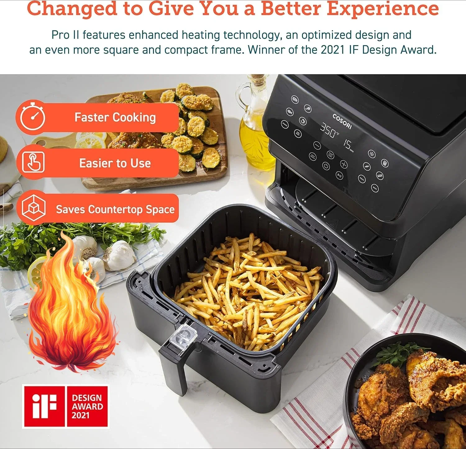 12-in-1 Air Fryer 5.8QT, Toast - Nutrition & Fitness Class ulasan dan harga
