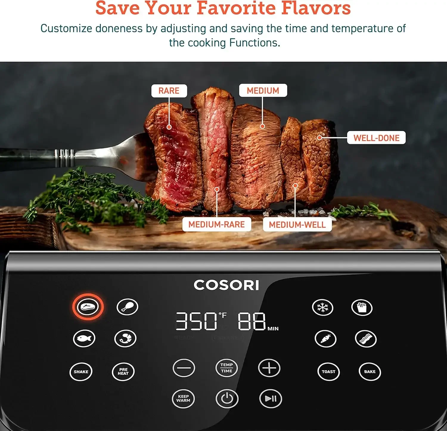 12-in-1 Air Fryer 5.8QT, Toast - Nutrition & Fitness Class ulasan dan harga
