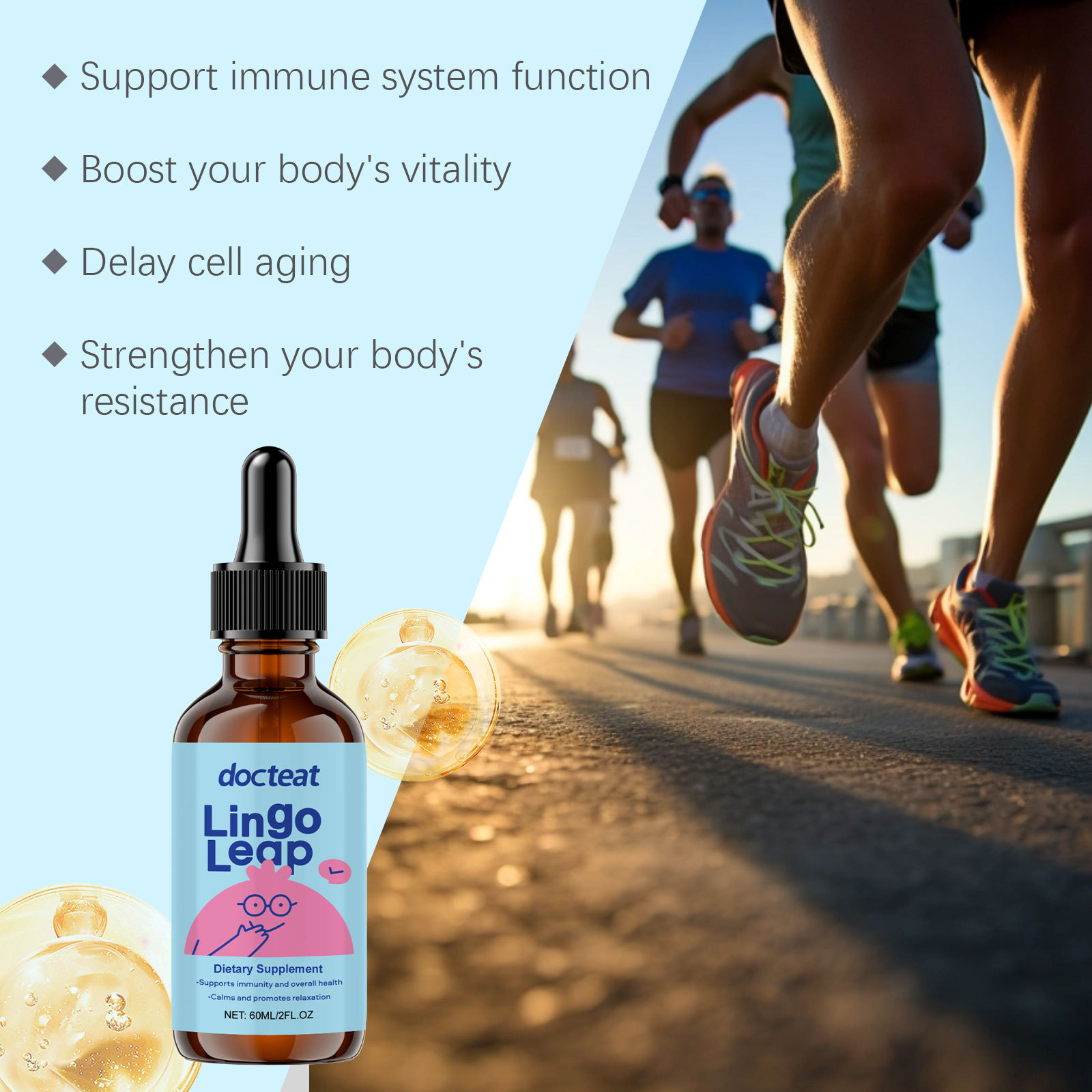 DOCTEAT Body Health Drops Impr - Nutrition And Fitness ulasan dan harga