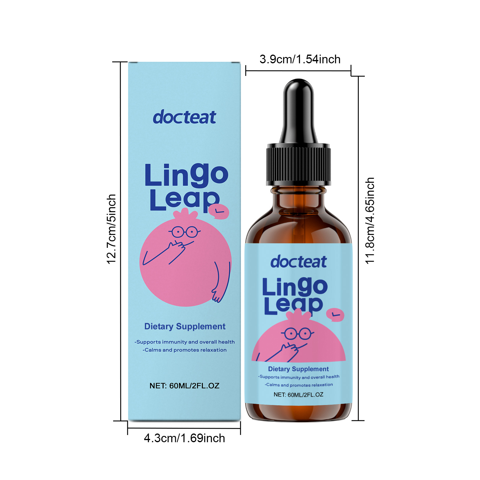 DOCTEAT Body Health Drops Impr - Nutrition And Fitness ulasan dan harga
