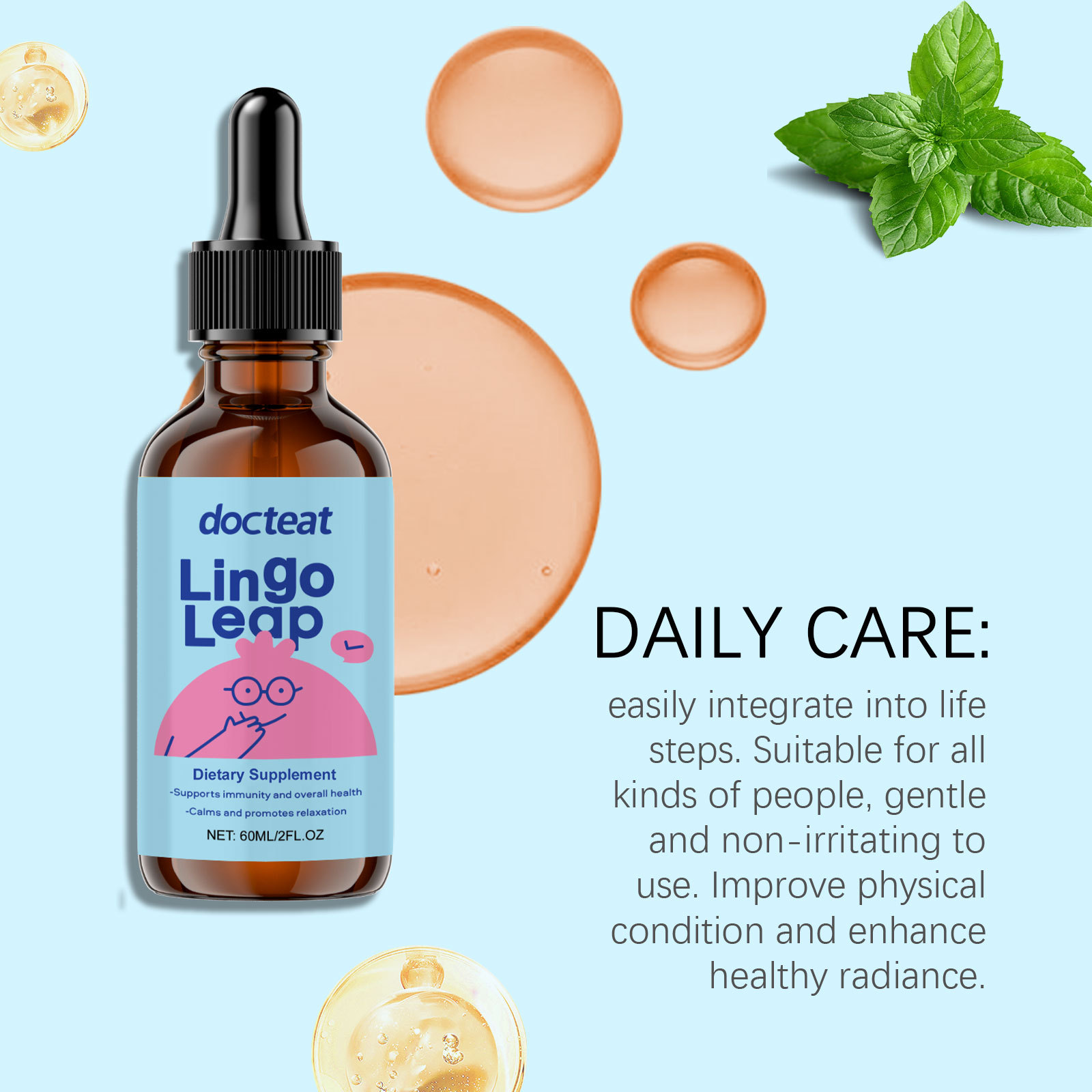 DOCTEAT Body Health Drops Impr - Nutrition And Fitness ulasan dan harga